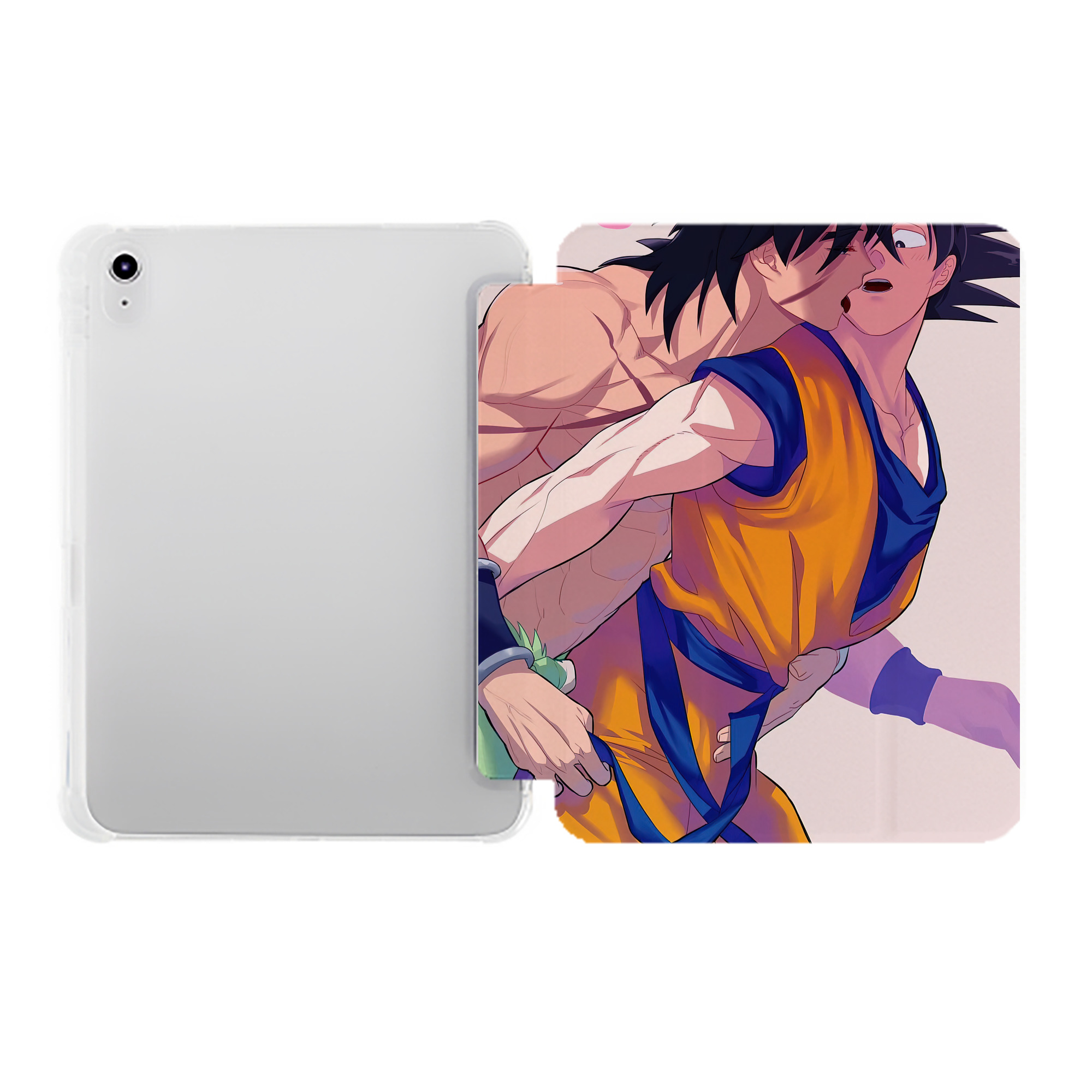 （画像用） ドラゴンボール DRAGON BALL IPad ケース ペン収納付き 三つ折りスタンド PUレザー×シリコン 対応機種9.5/10.5/10.9インチ